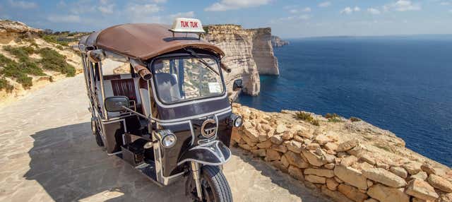 Balade en tuk-tuk dans Gozo + Balade en bateau à Comino et à la Laguna Azul